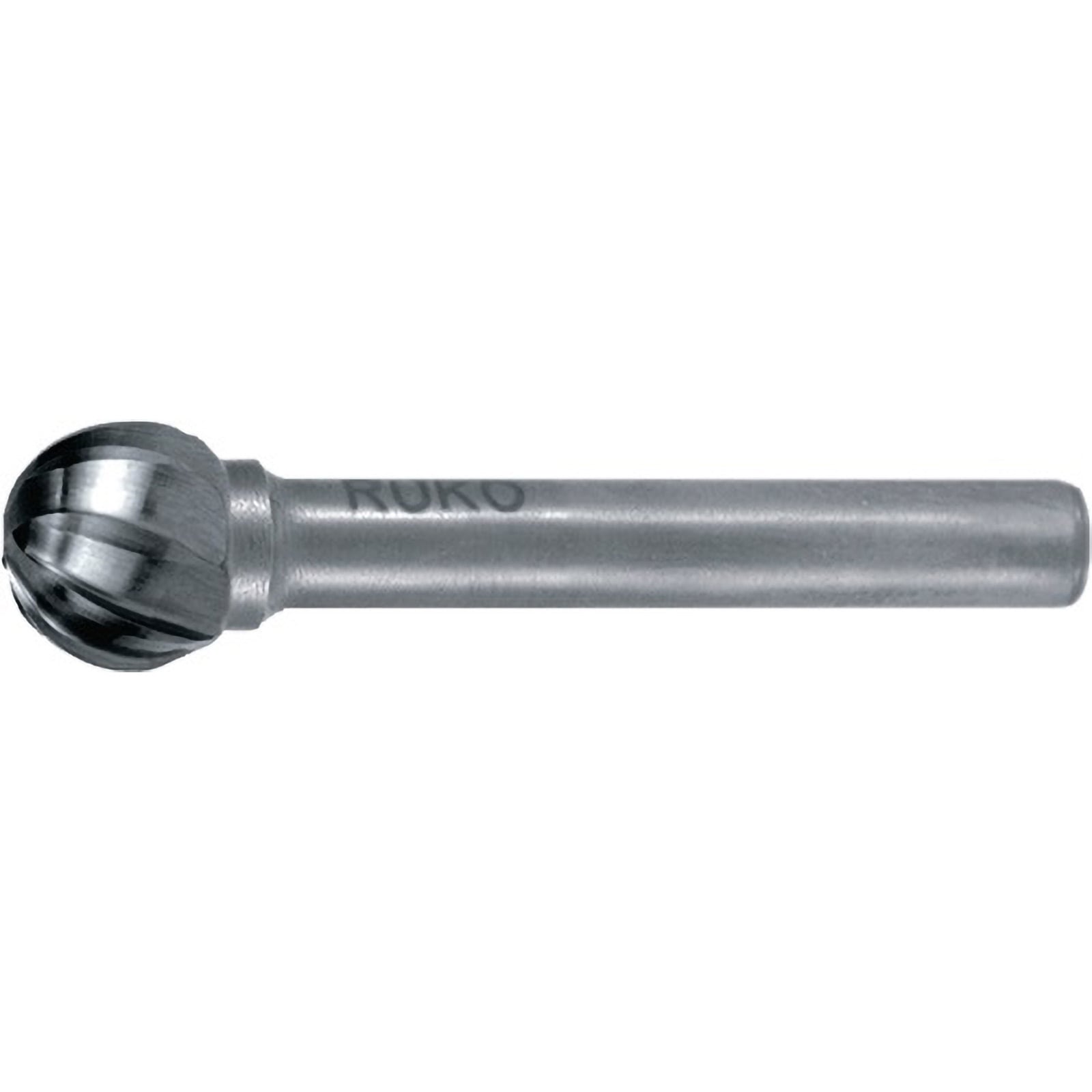 RUKO Hartmetall-Frässtift KUD Ø 6 mm Kopflänge 5 mm Schaft-Ø 6 mm Verzahnung Alu - 116041A