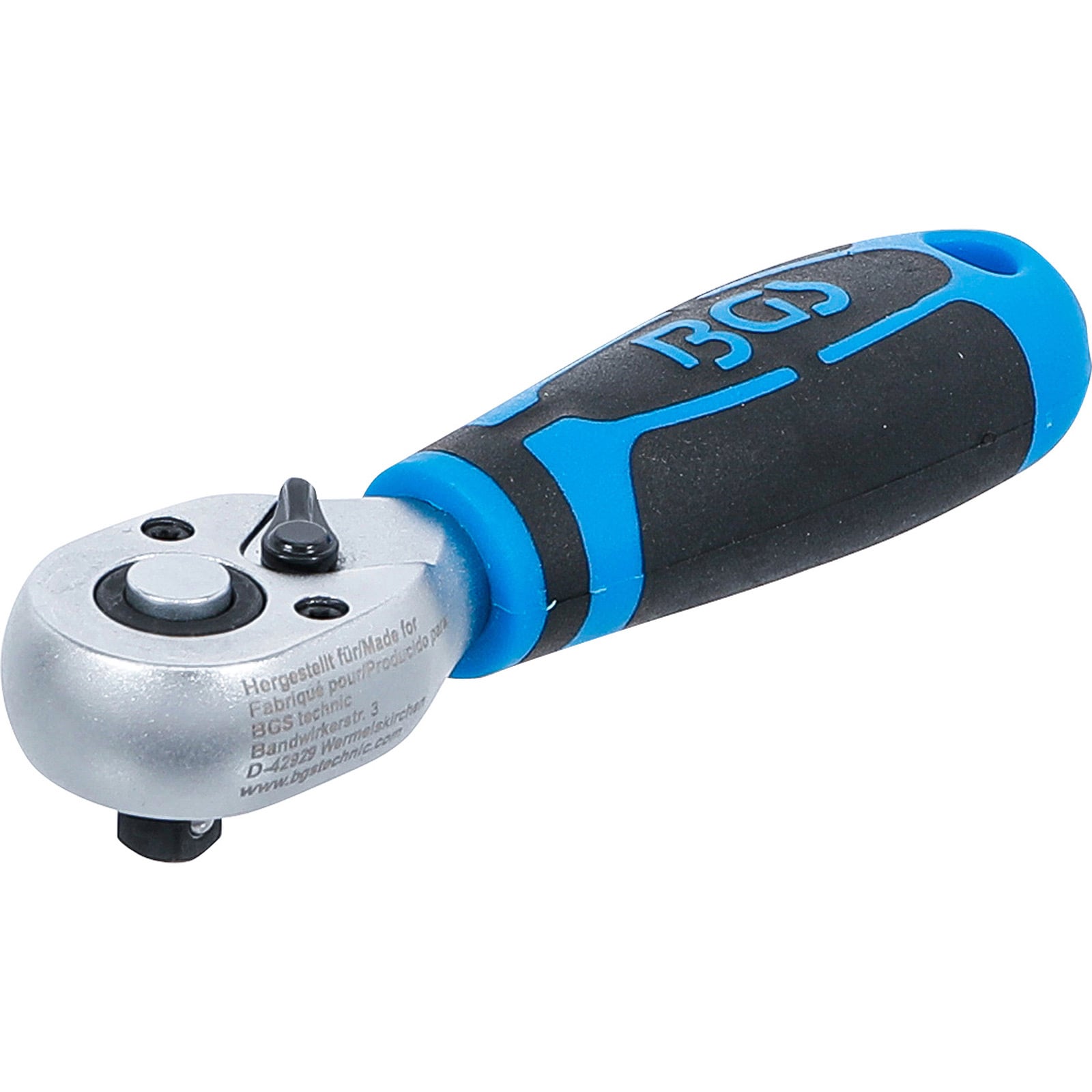 BGS Mini-Umschaltknarre Abtrieb Außenvierkant 6,3 mm (1/4") - 642