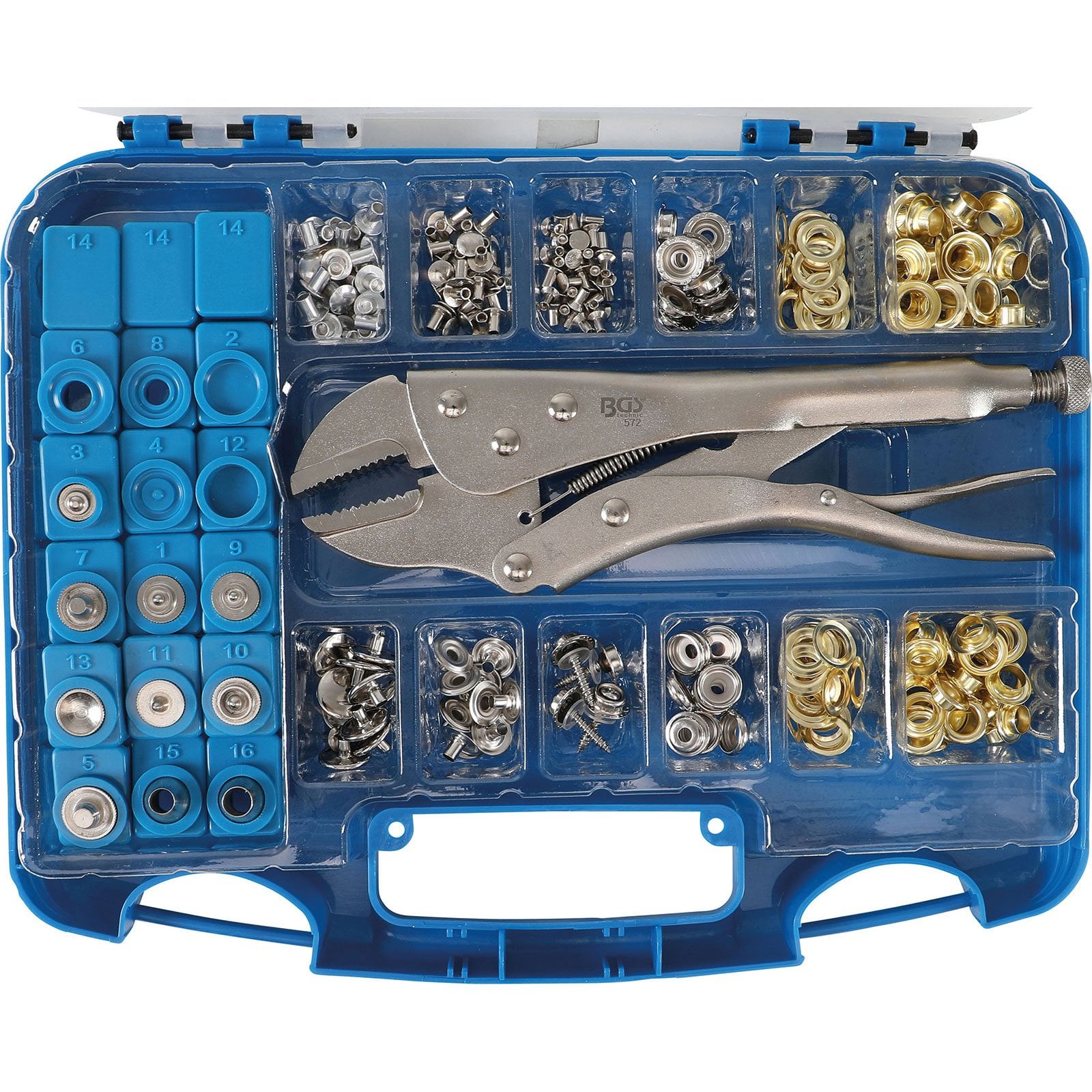 BGS Ösen-Druckknopf-Sortiment 275tlg. - 572