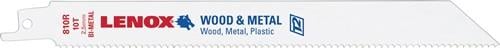 LENOX 5x Säbelsägeblatt 810R Länge 203 mm Breite 19 mm TPI 10 - 20580810R