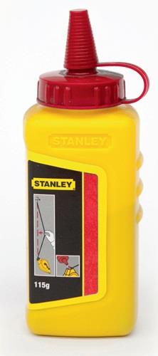 Stanley Schlagschnurkreide 115 g rot - 1-47-404