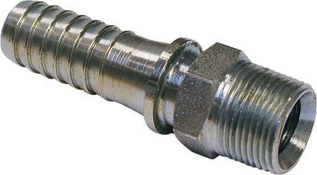 Dampfschlaucharmatur Boss Verz.Sta/Stahlguss Schl.-Gr.19mm AG 3/4 Zoll TEGUMA