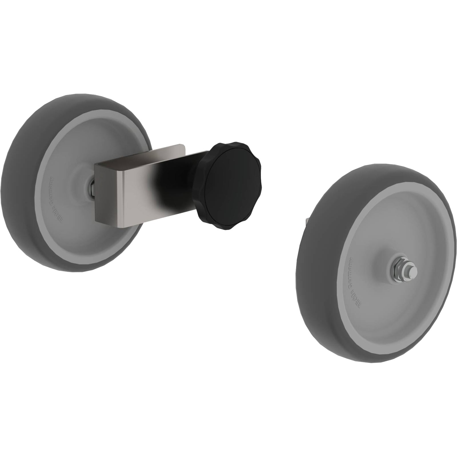 Günzburger Steigtechnik 2x Hubrollen für Plattformleiter steckbar - 052085