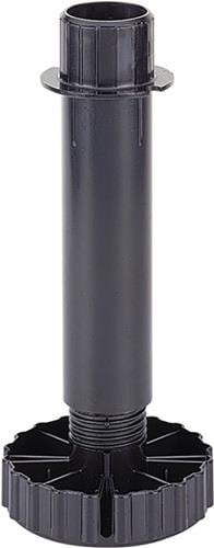 Hettich Sockelverstellfuß Korrekt Kunststoff schwarz 100 mm Bereich -6/+30 mm - 61851
