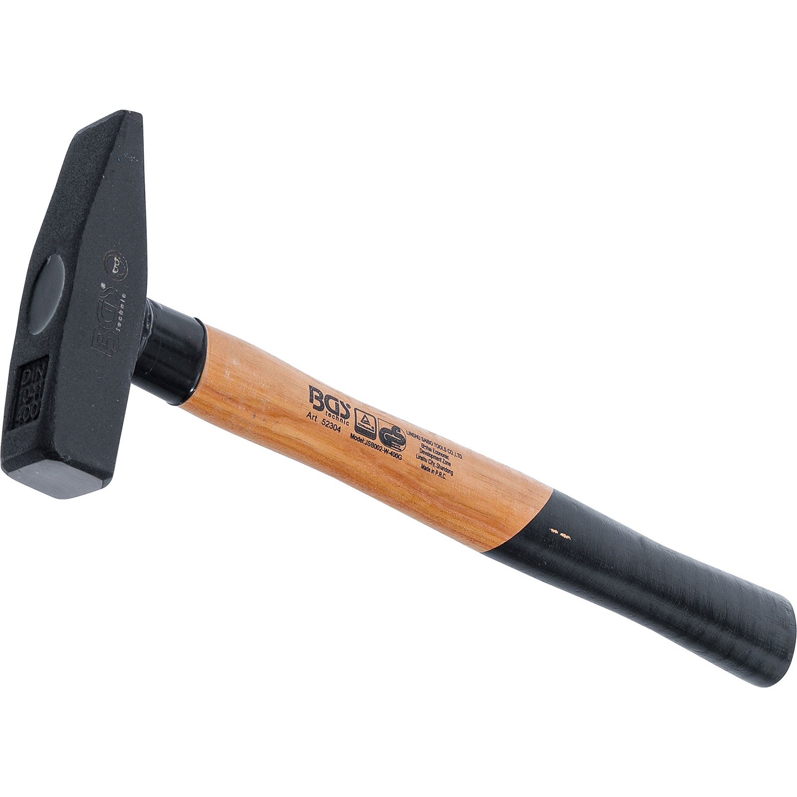 BGS Schlosserhammer Hickory-Stiel DIN 1041 400 g - 52304
