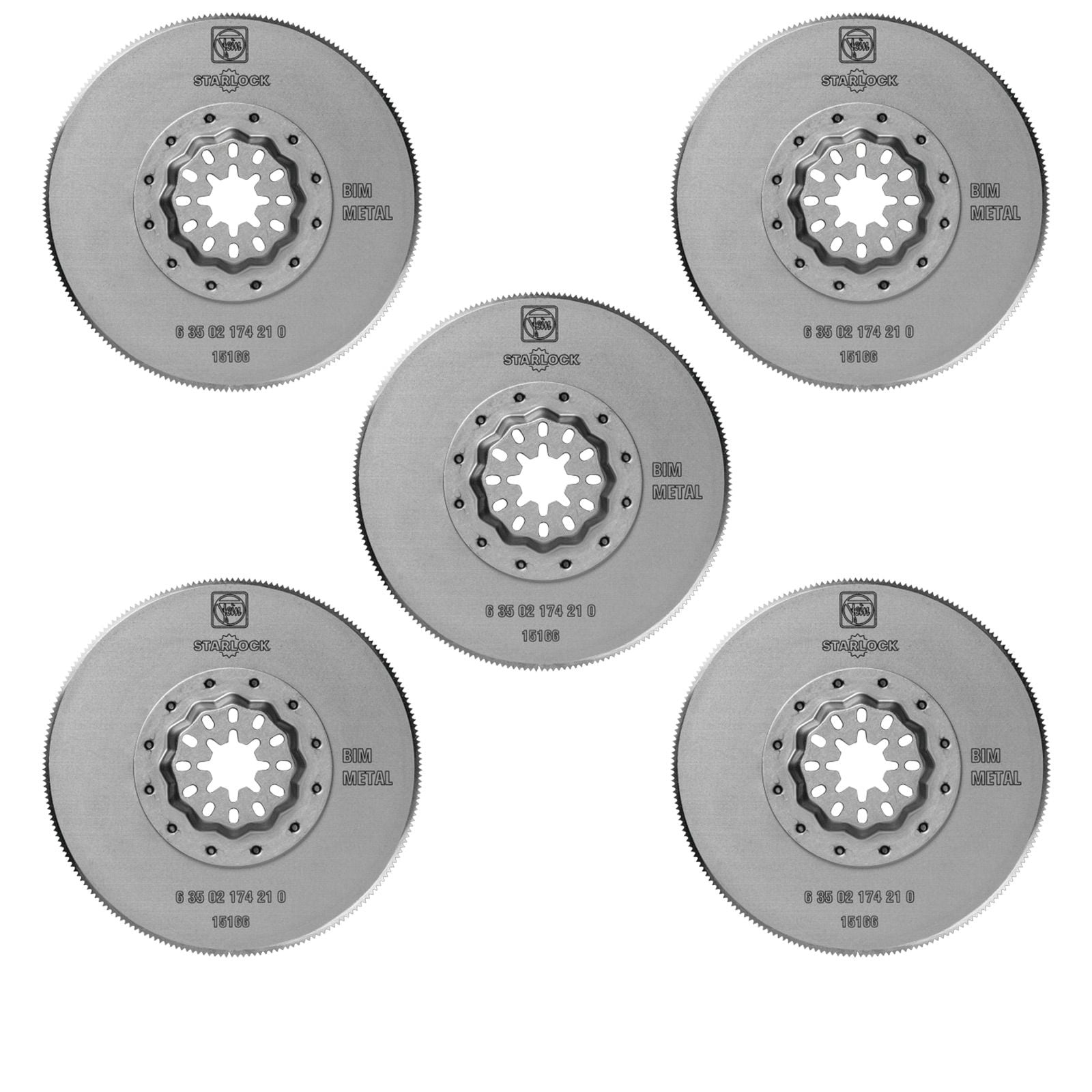 Fein 5x HSS-Sägeblatt Starlock 85 mm - 63502174230