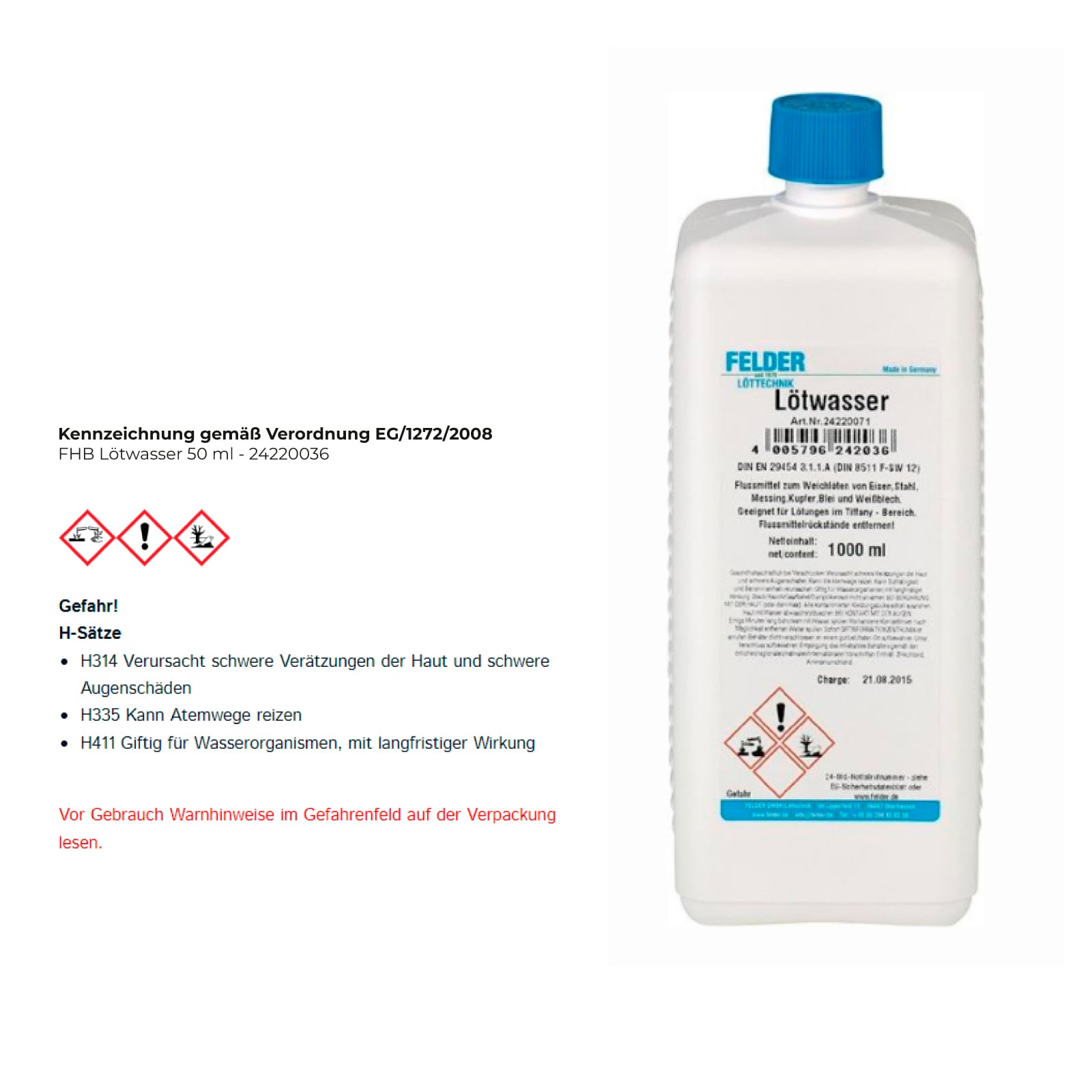 FHB Lötwasser 50 ml - 24220036