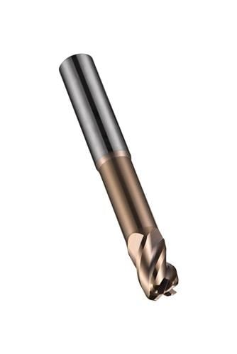 Schaftfräser S524 D.10mm R.2mm Gesamt-L.75mm Schneiden-L.14mm