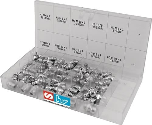 Samoa-Hallbauer Schmiernippelsortiment 80-teilig - 41497