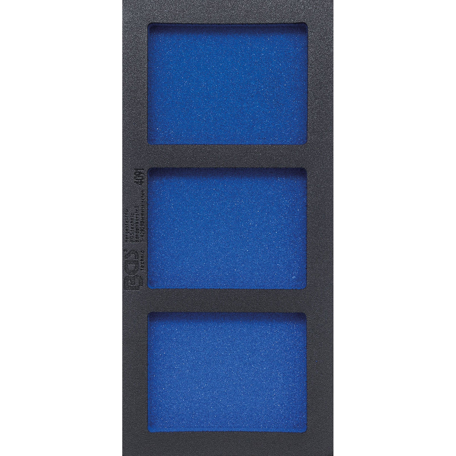 BGS Werkstattwageneinlage 1/3, leer: 3 Ablagefächer 408 x 189 x 32 mm - 4091
