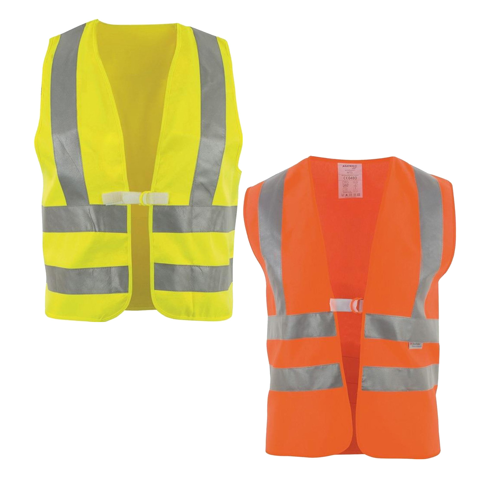 ASATEX Warnweste Größe universal mit Schulterreflexstreifen