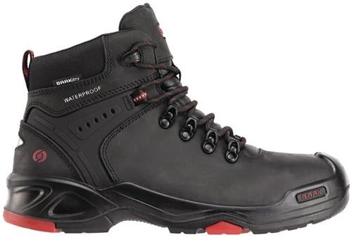 BAAK Sicherheitsstiefel Bailey Größe 43 schwarz / rot - 6645-43