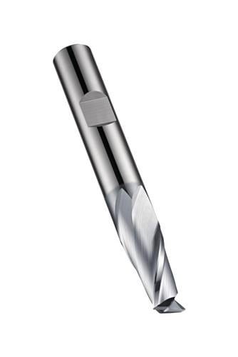 Langlochfräser HM AlCrN Nenn-D. 12mm Z.2