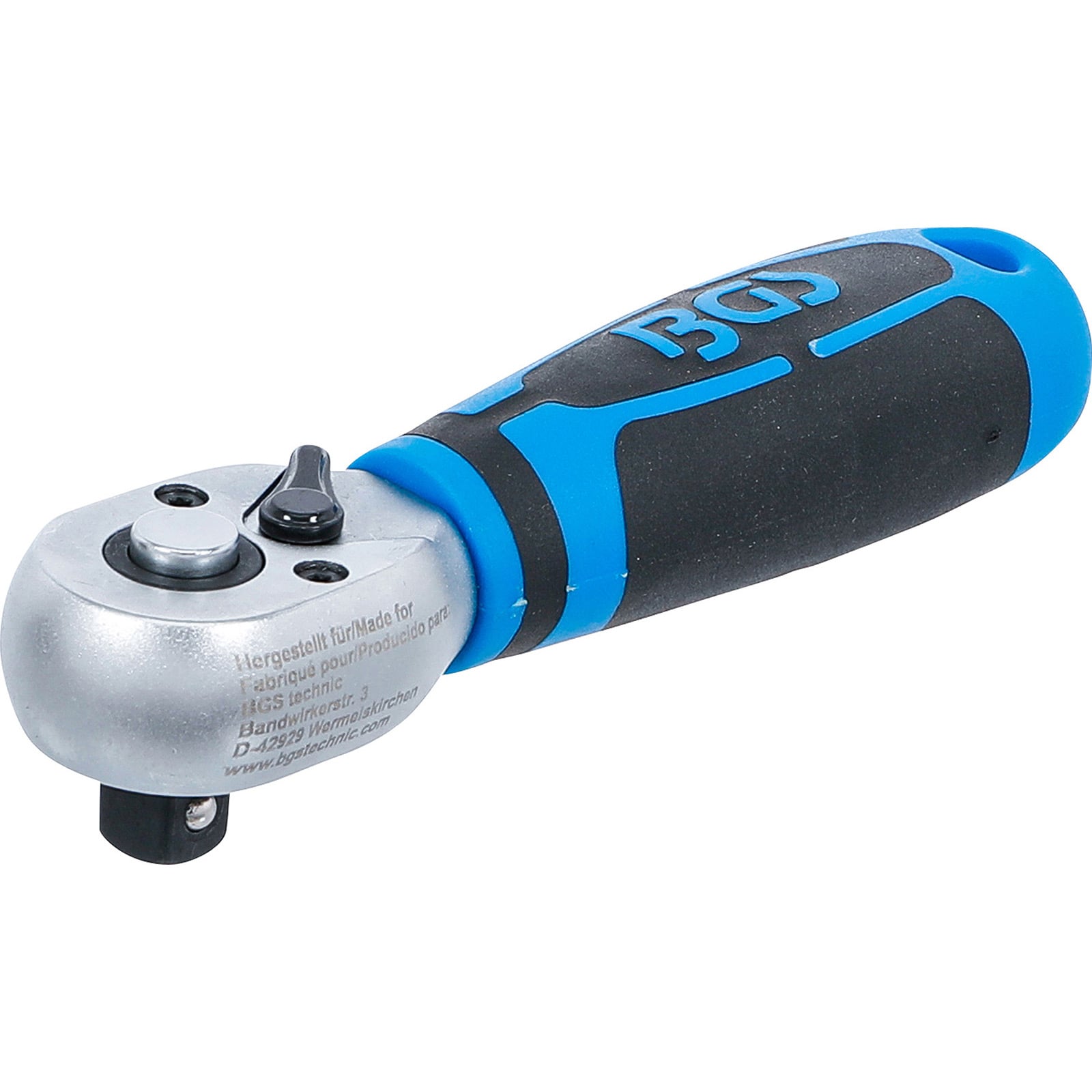 BGS Mini-Umschaltknarre Abtrieb Außenvierkant 10 mm (3/8") - 643