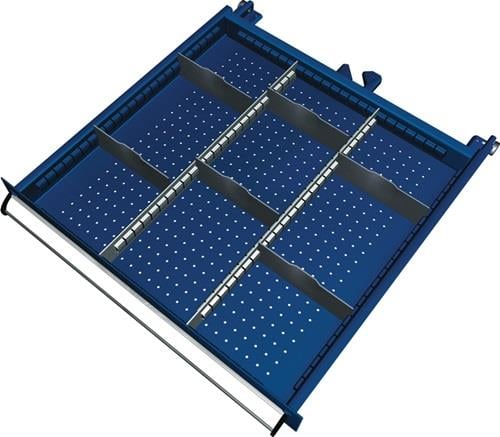 Lutz Blades BETRIEBSEINRICHTUNGEN Schubladenunterteilungsmaterial Fronthöhe 100-125 mm - SEA-B02-068-SRR