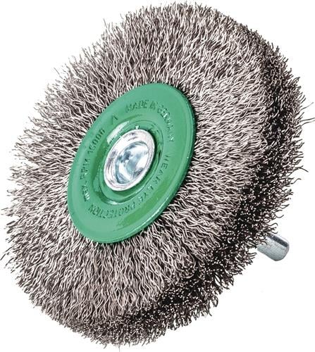 Rundbürste D.80mm Drahtstärke 0,2mm VA 9mm 12000min-¹ 10