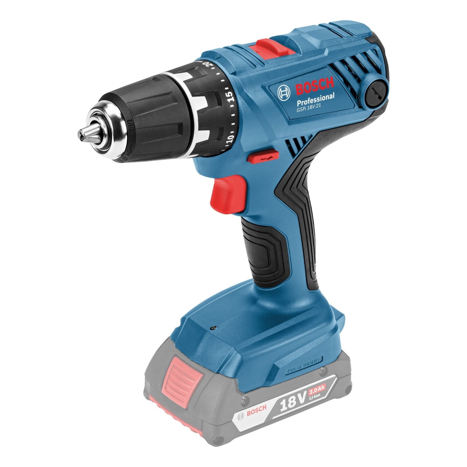 Bosch Akku-Bohrschrauber GSR 18V-21 Solo - 06019H1071 Bosch Akku-Bohrschrauber GSR 18V-21 Solo - 06019H1071