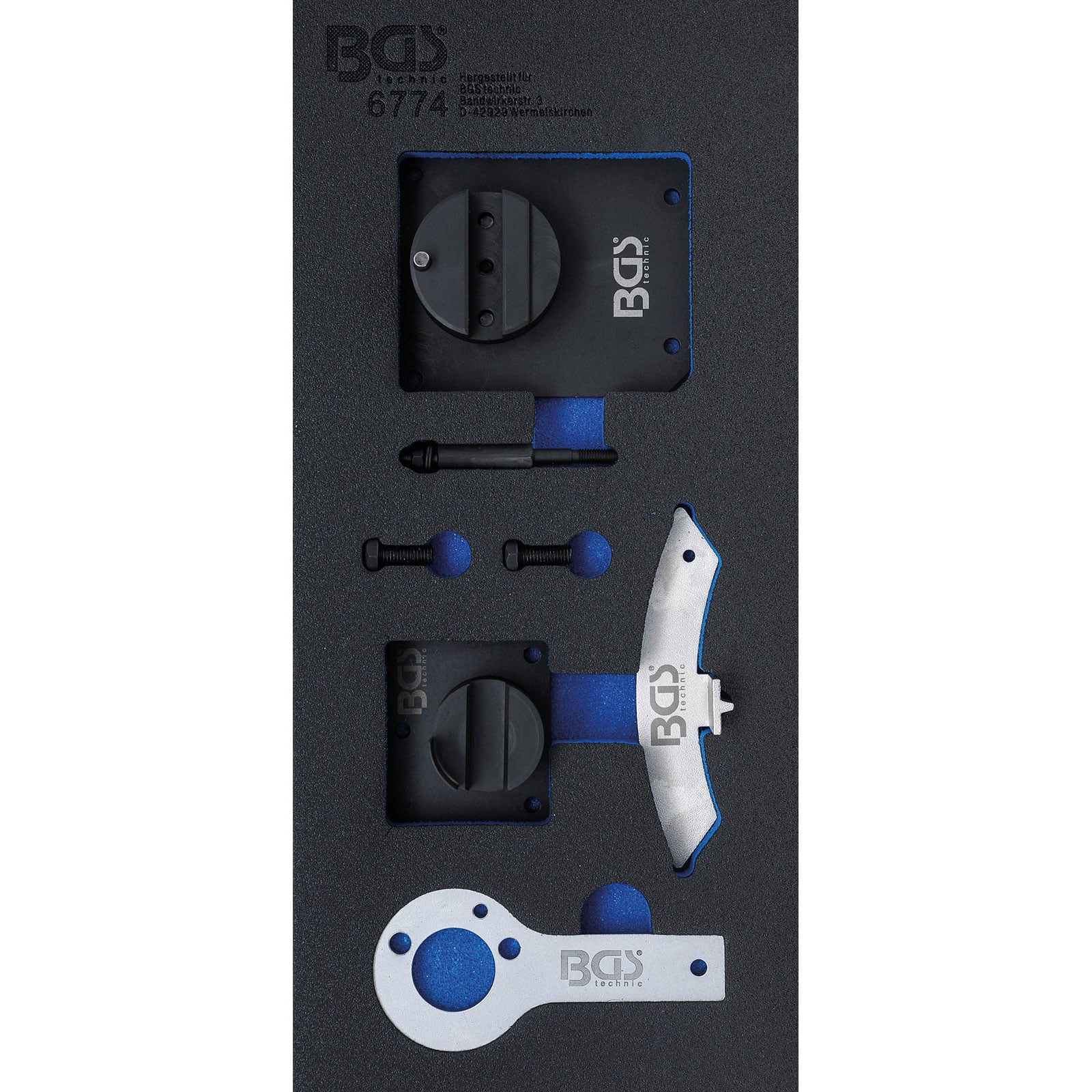 BGS Werkstattwageneinlage 1/3: Motor-Einstellwerkzeug-Satz für Alfa Romeo / Lancia 1.75 - 6774