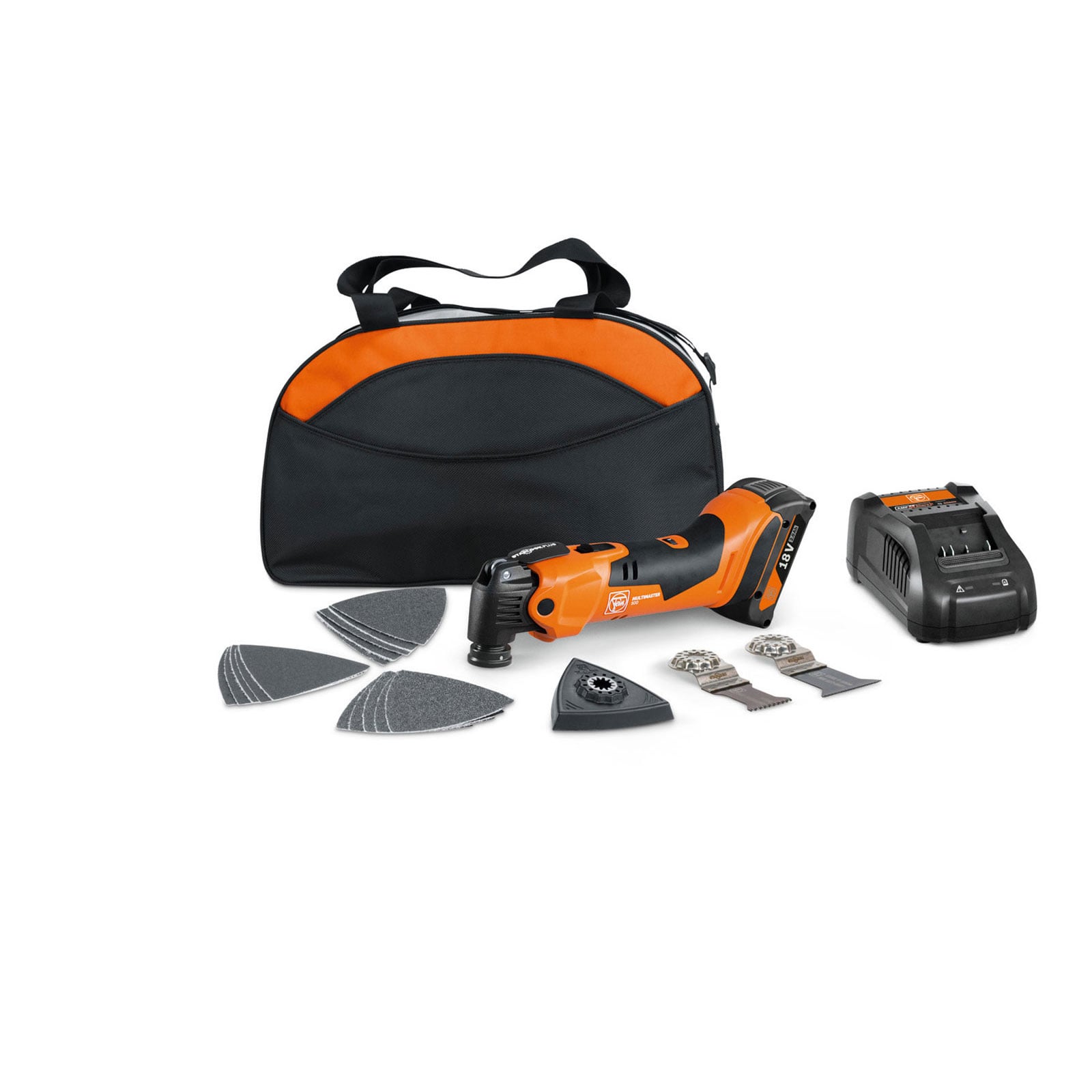 Fein Akku MULTIMASTER AMM 500 AS / 1x 2,0 Ah Akku + Ladegerät in Nylon-Tasche - 71293869000