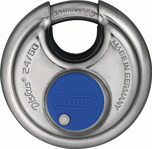 ABUS Zylindervorhangschloss 24IB/60 Schlosskörper-B.60mm VA versch.-schl. - 81693