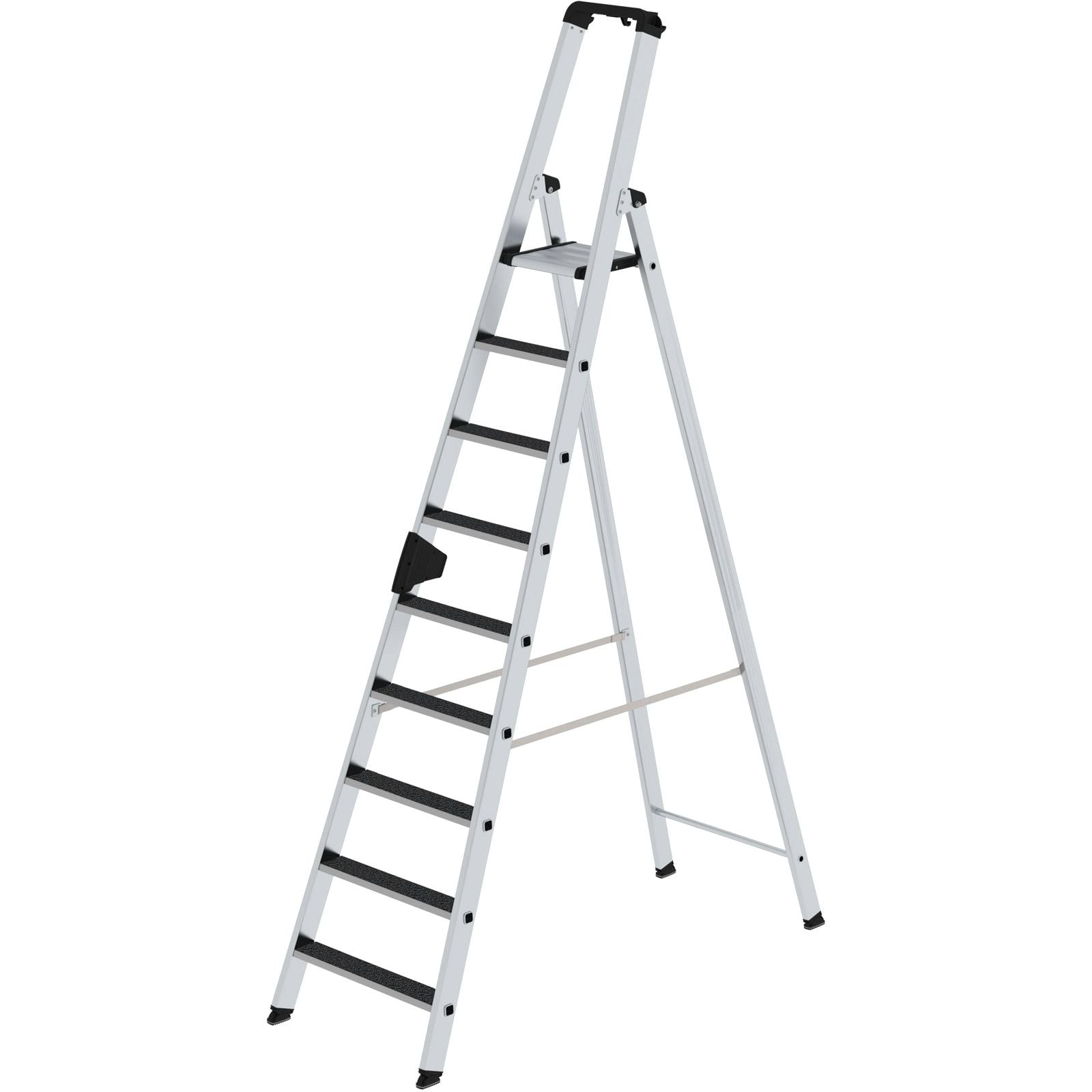 Günzburger Steigtechnik Stufen-Stehleiter einseitig begehbar mit clip-step R13 9 Stufen - 041629