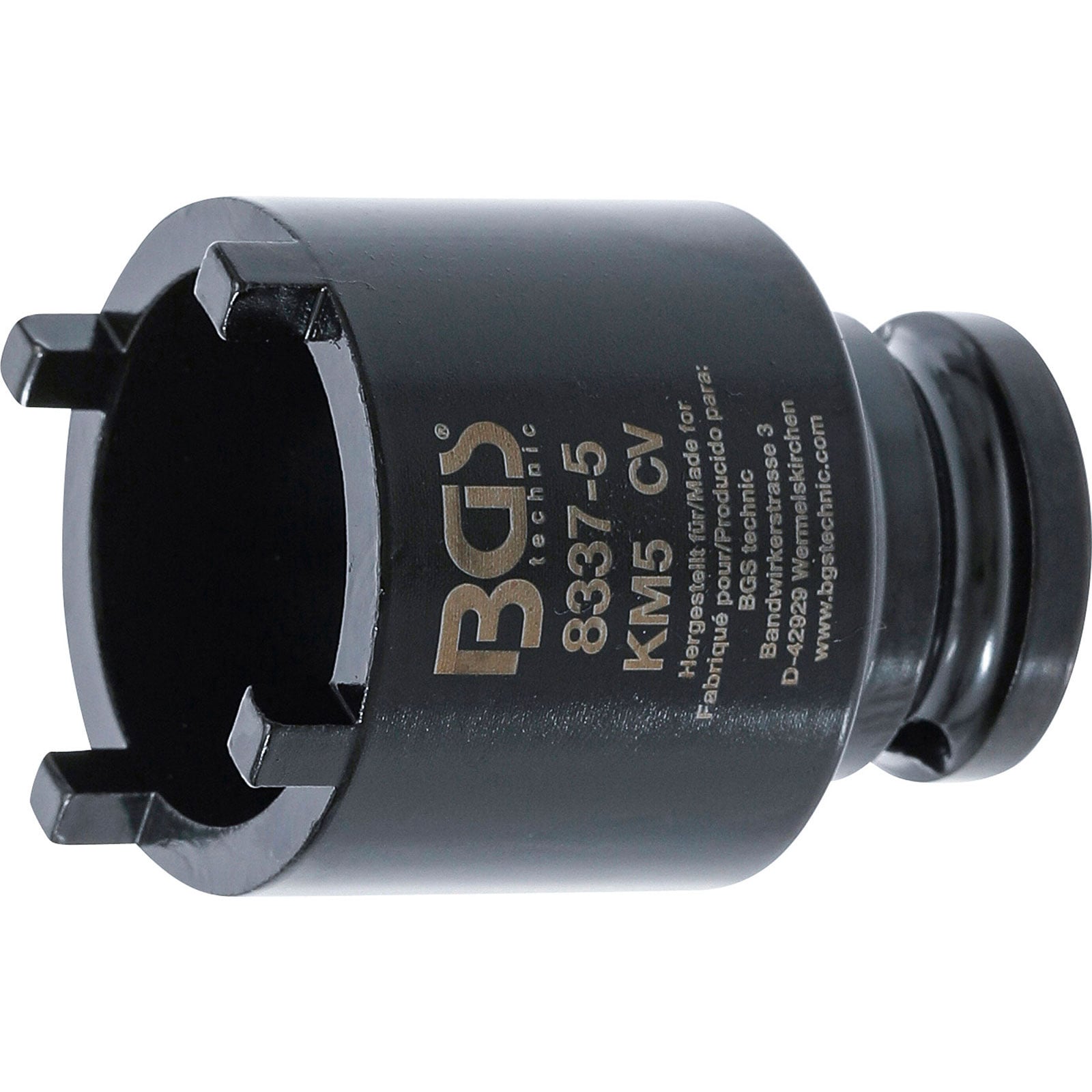 BGS Nutmutternschlüssel Zapfen außen liegend KM5 - 8337-5