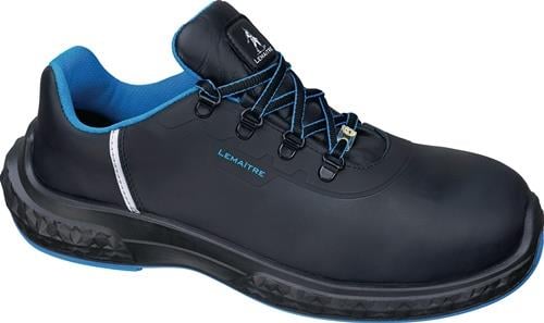 Sicherheitshalbschuh Anton low Gr.41 W.weit schwarz/blau S3 ESD SRC EN20345