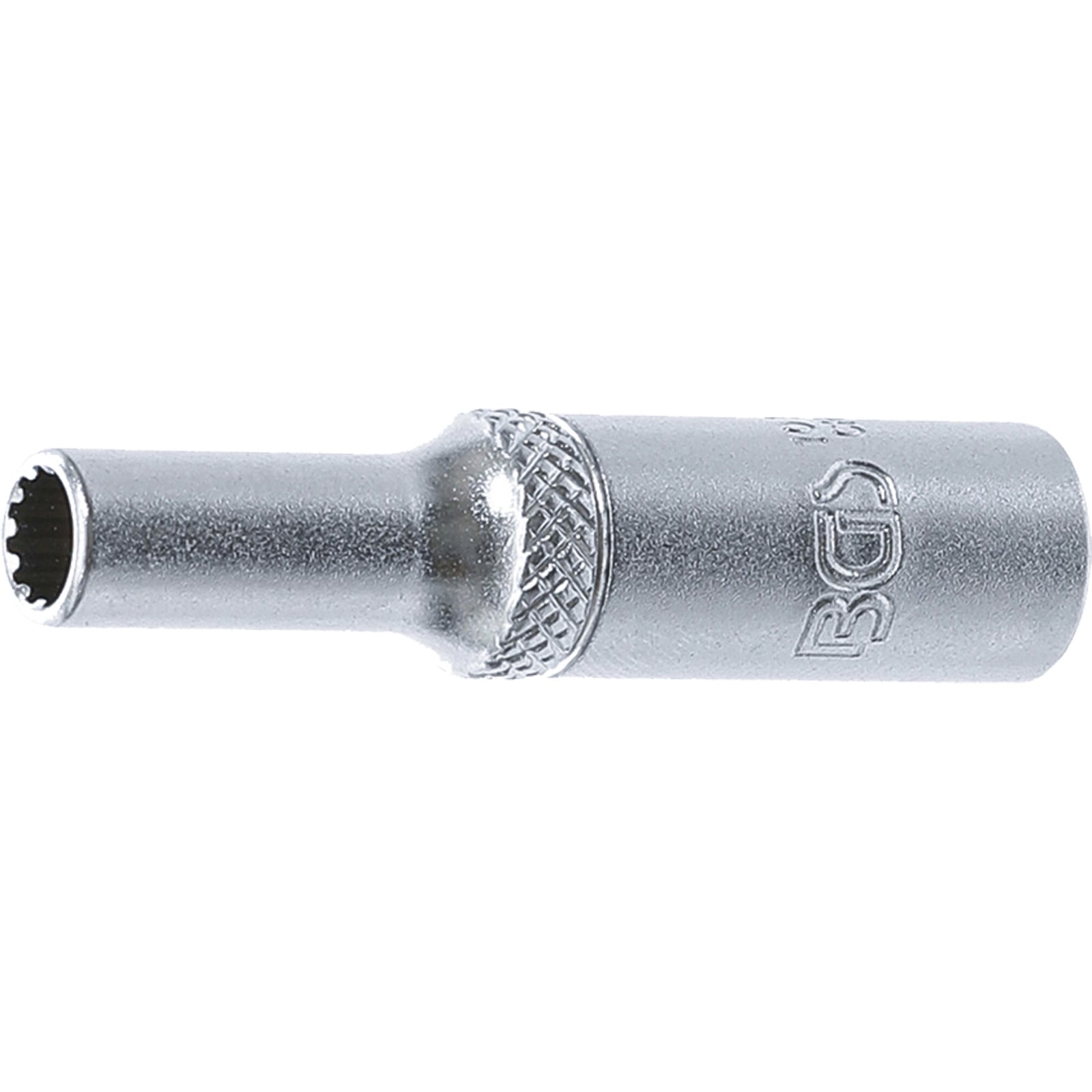 BGS Steckschlüssel-Einsatz Gear Lock tief Antrieb Innenvierkant 6,3 mm (1/4") SW 5 mm - 10155