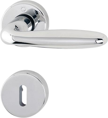 HOPPE Rosettengrt.Verona M151/42KV/42KVS MS F49-R rd.OB DIN L/R D/D - 2749496