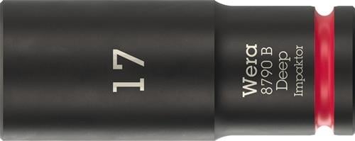 Steckschlüsseleinsatz 8790 B Impaktor Deep 3/8 Zoll 17mm L.63mm WERA