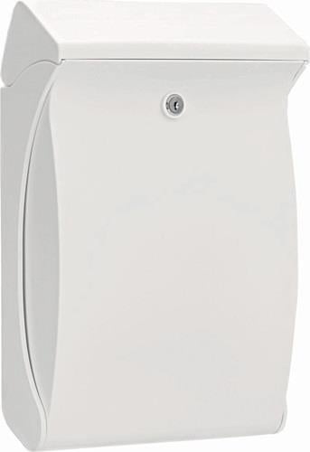 BURG-WÄCHTER Briefkasten Swing 4905 W H.419mm B.271mm T.129mm weiß Ku.DIN C4 - 4905 W