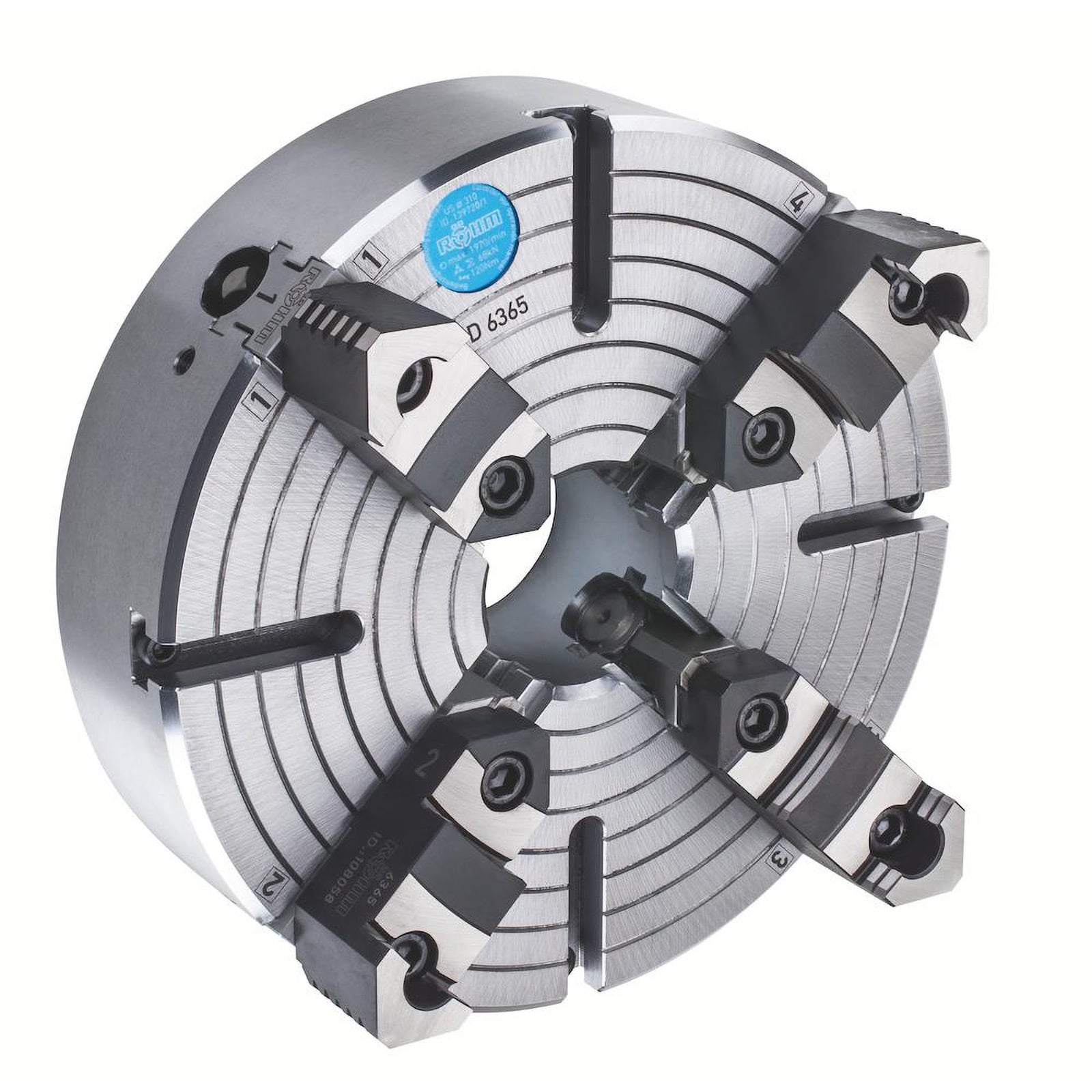 Röhm USU 500, KK 6, ISO 702-2, Umkehr-Aufsatzbacken Stahlkörper - 135703