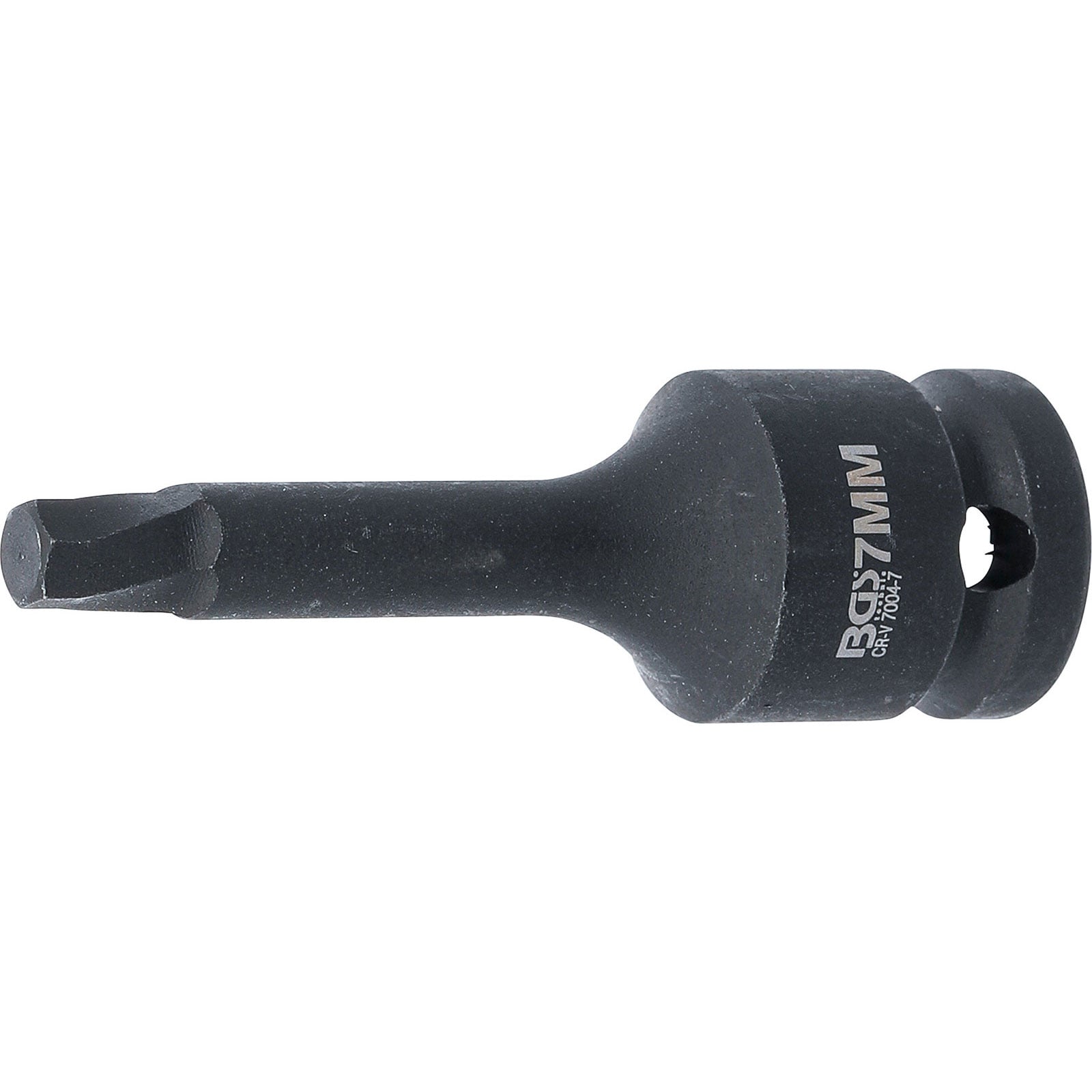 BGS Schraubenausdreher Antrieb Innenvierkant 12,5 mm (1/2") für defekten Innensechskant 7 mm - 7004-7