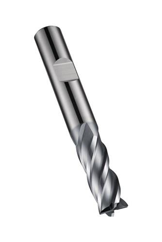 Schaftfräser S814HB DIN 6527L D.10mm Gesamt-L.72mm Schneiden-L.22mm HM AlCrN