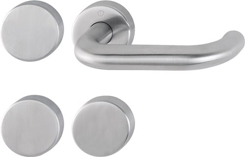 HOPPE FS-Garnitur Paris FS-E138/42H/42HS VA F69 -/D TS 40-65mm UG/bl.rd.DIN L/R - 11665440