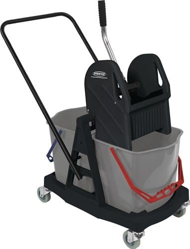 Sprintus Reinigungswagen Eimer 2 x 17 l, Presse - 301001
