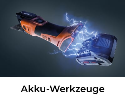 FEIN Multitool Brushless mit leistungsstarkem Akku und Ampshare Technologie