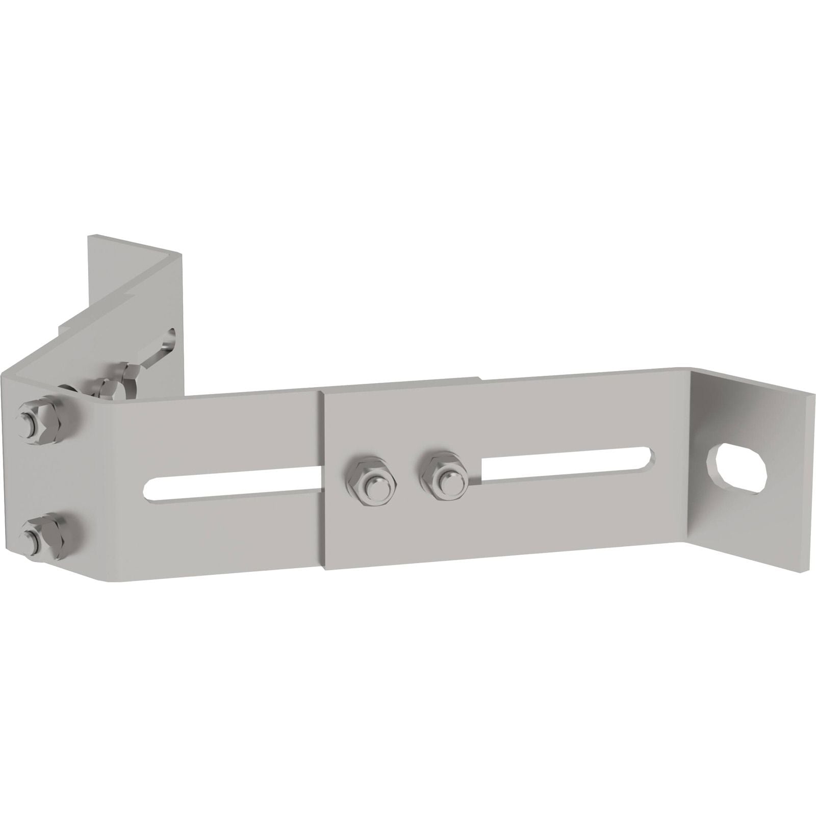 Günzburger Steigtechnik Wandhalter verstellbar Edelstahl 115 - 173 mm für Einholmleiter - 077558