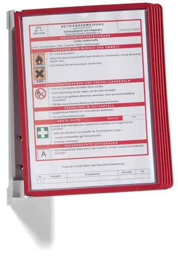 Durable Wandhalter 5 Sichttafeln - 555103