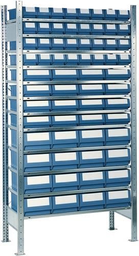 Steckregal H2000xB1.000xT400mm Anbauregal 12 Stahlböden 32 x 4,16 x 5,16 x 6 - 9000453784