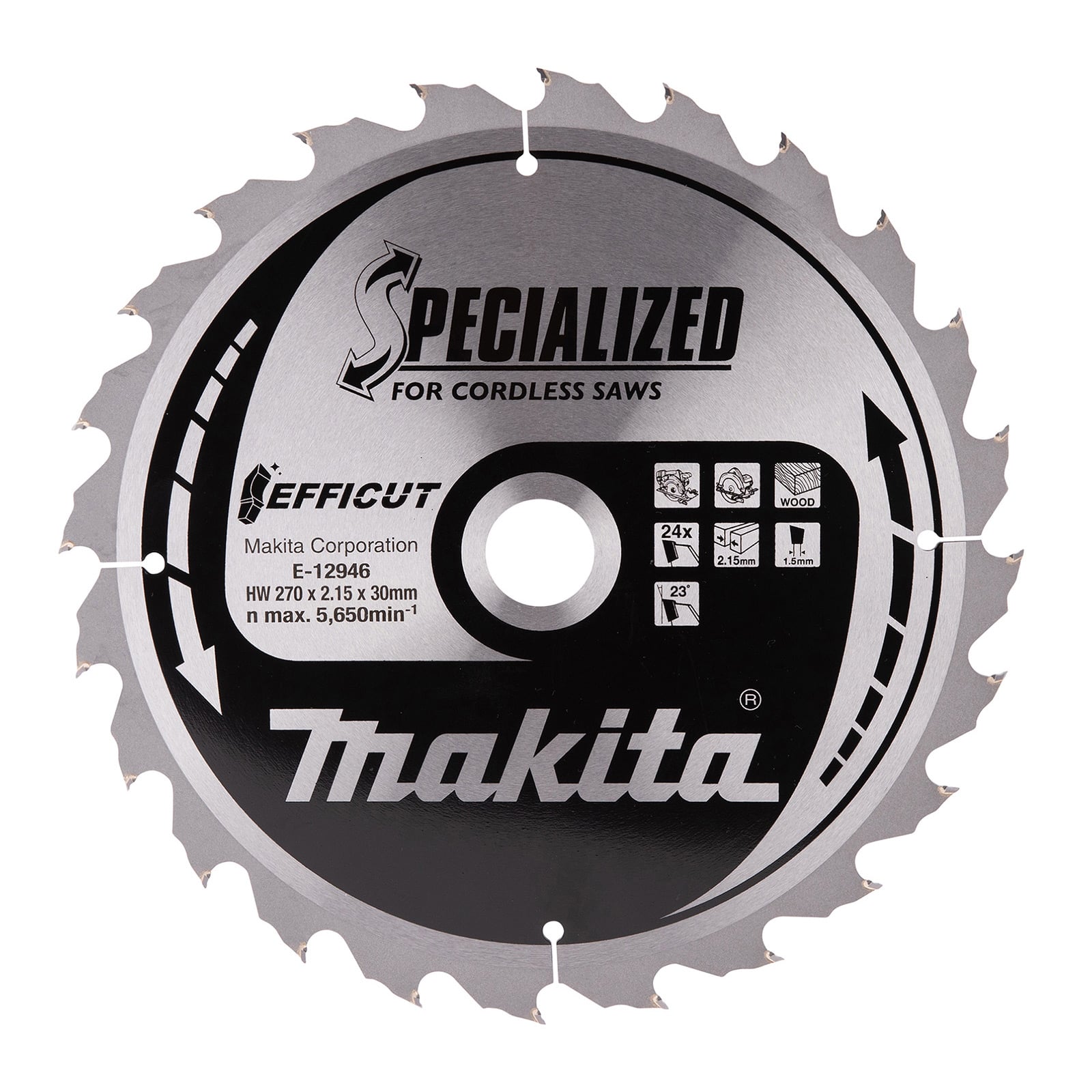 Makita EFFICUT Sägeblatt 270x30x24Z - E-12946