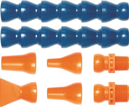 LOC-LINE Kühlmittelgelenkschlauchset Größe 1/2″ 8tlg.  - L50815