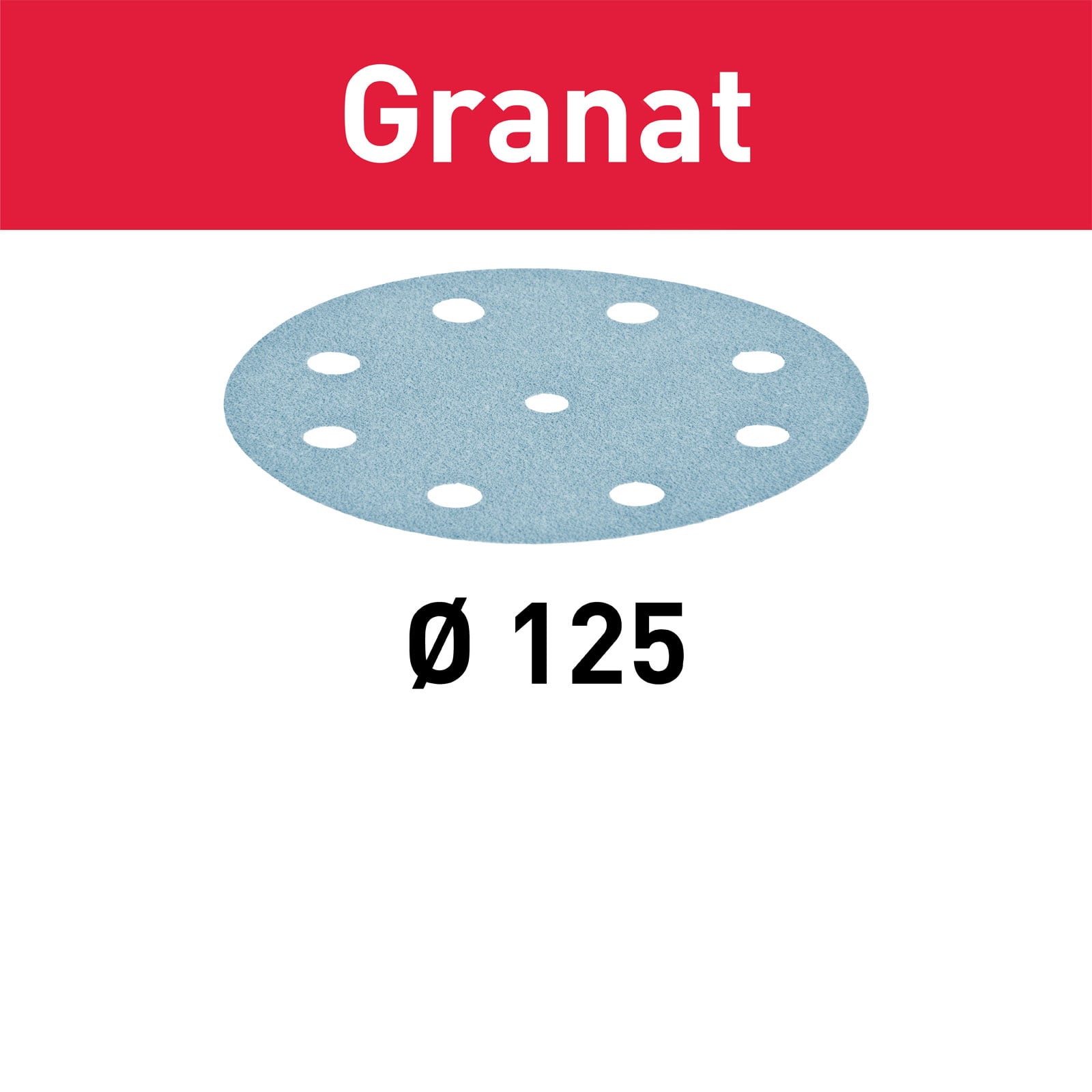Festool Schleifscheibe STF D125/8 P220 GR/10 Granat - 578165