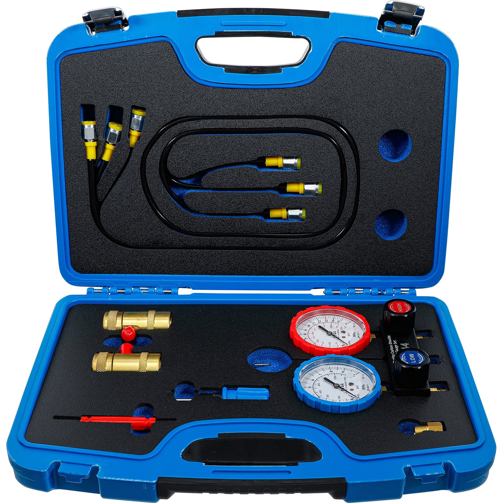 BGS Druckuhr-Armatur für Klimaanlagenprüfung für Kältemittel R744 - 74435