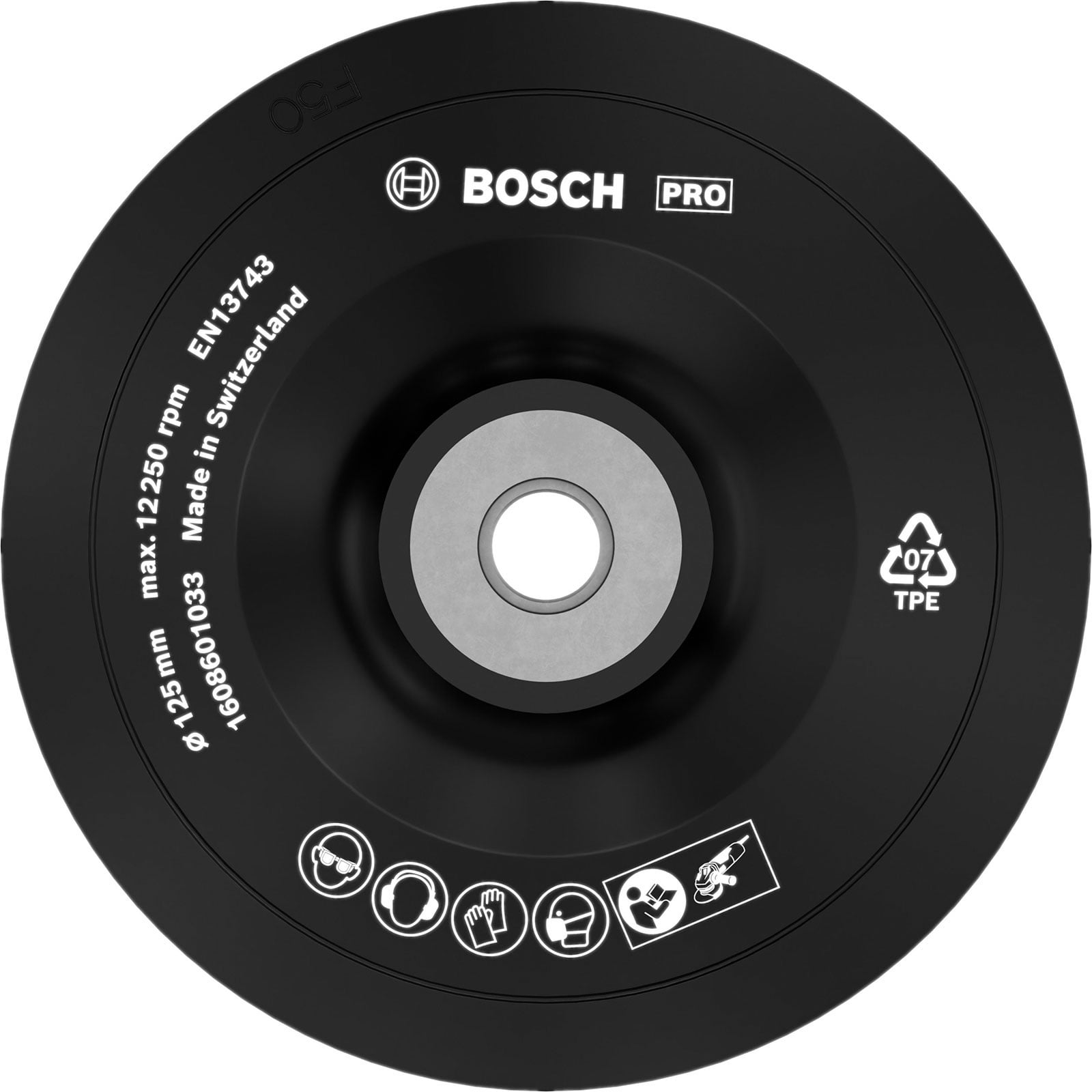 Bosch PRO Backing Pad weich 125 mm M14 weich - 1608601033