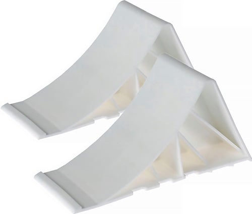 Unterlegkeil-Set Hartplastik L350xB140xH90mm G.0,48kg weiß - 11034