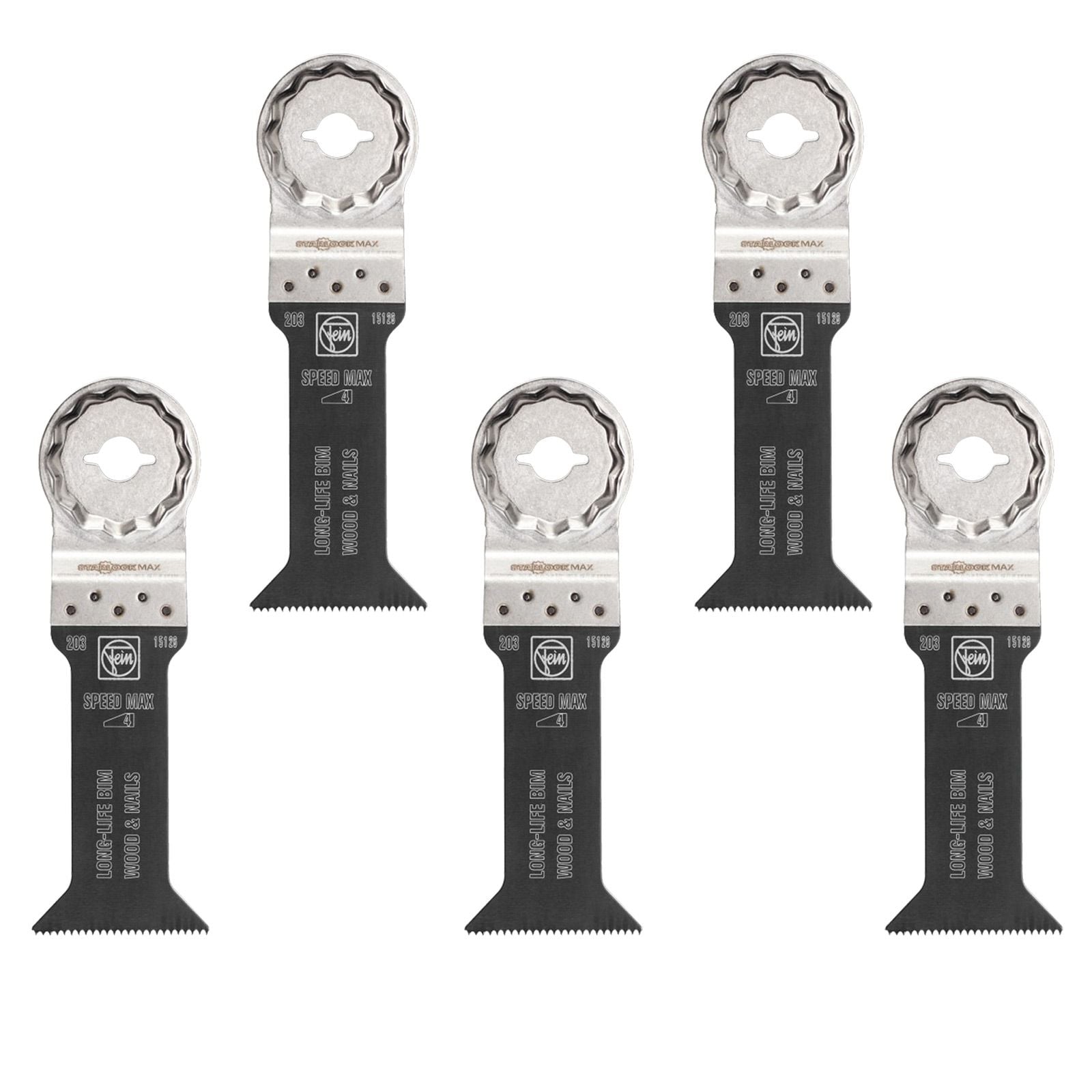 Fein 5x E-Cut Long-Life Sägeblatt StarlockMax 42 mm - 63502203230