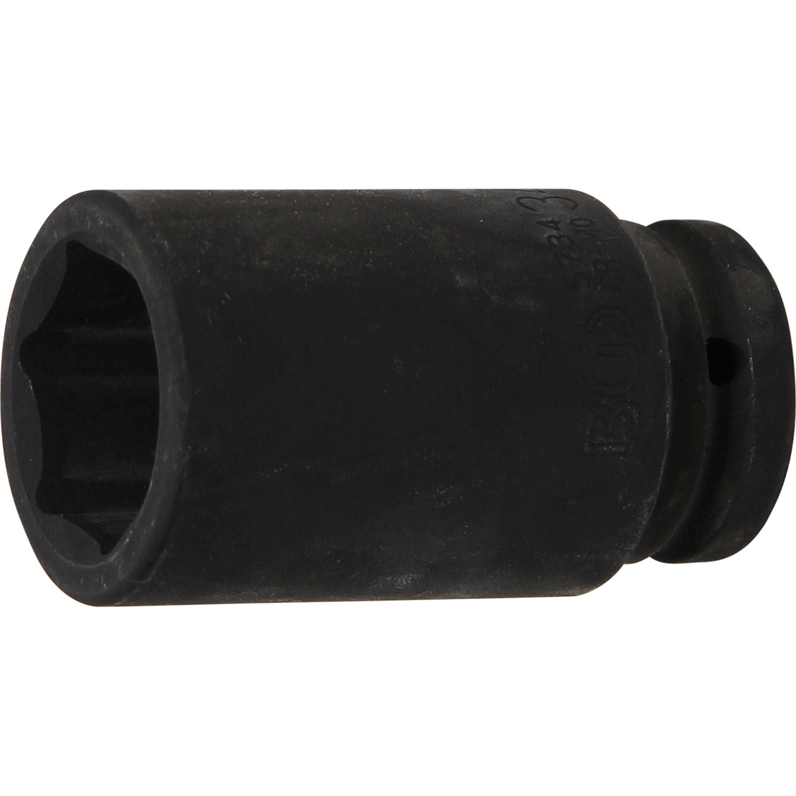 BGS Kraft-Steckschlüssel-Einsatz Sechskant tief Antrieb Innenvierkant 20 mm (3/4") SW 34 mm - 5734