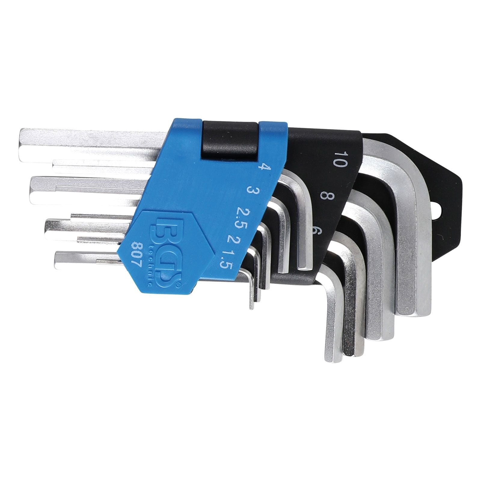 BGS Winkelschlüssel-Satz Innen-6-Kant 1.5-10 mm 9tlg. - 807