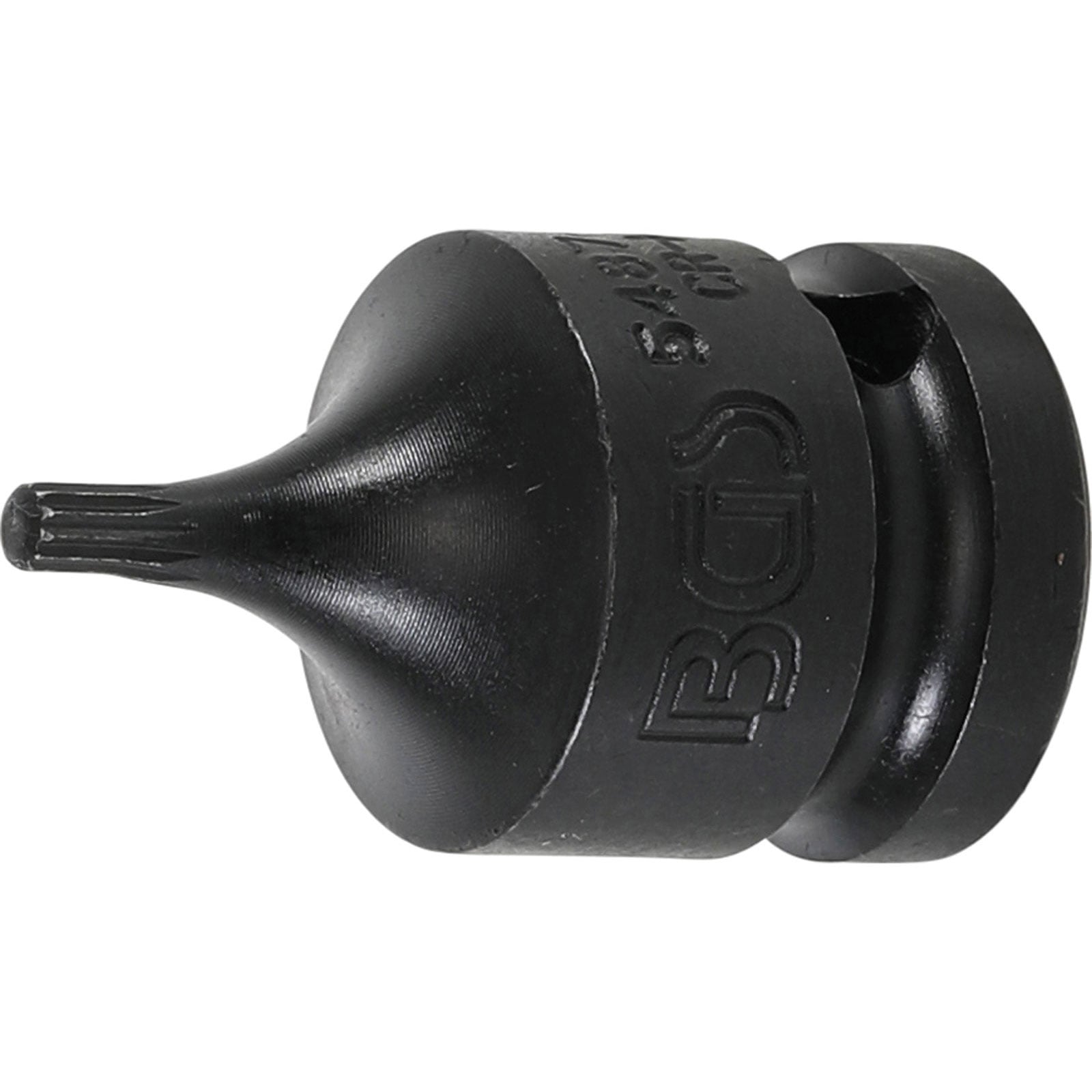 BGS Kraft-Bit-Einsatz Antrieb Innenvierkant 12,5 mm (1/2") Innenvielzahn (für XZN) M4 - 5487-M4